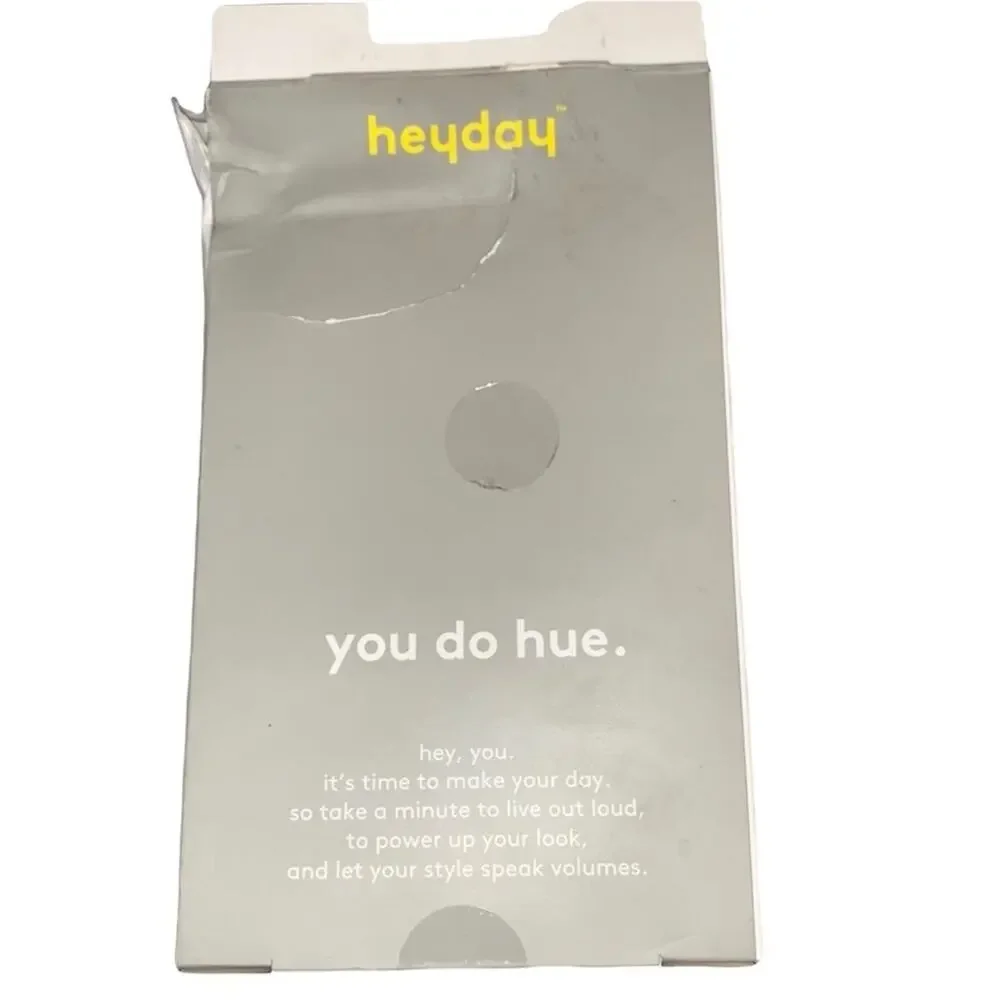 Heyday iPhone XR Case Clear Floral Purple Blue Slim Protective NWT